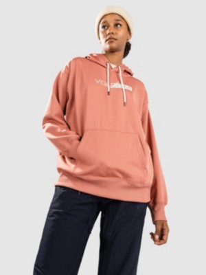 Pink volcom clearance hoodie